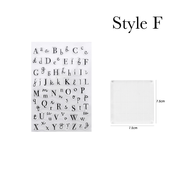 Oveallgo™ PROMAXCake Alphabet Fondant Stamp Set