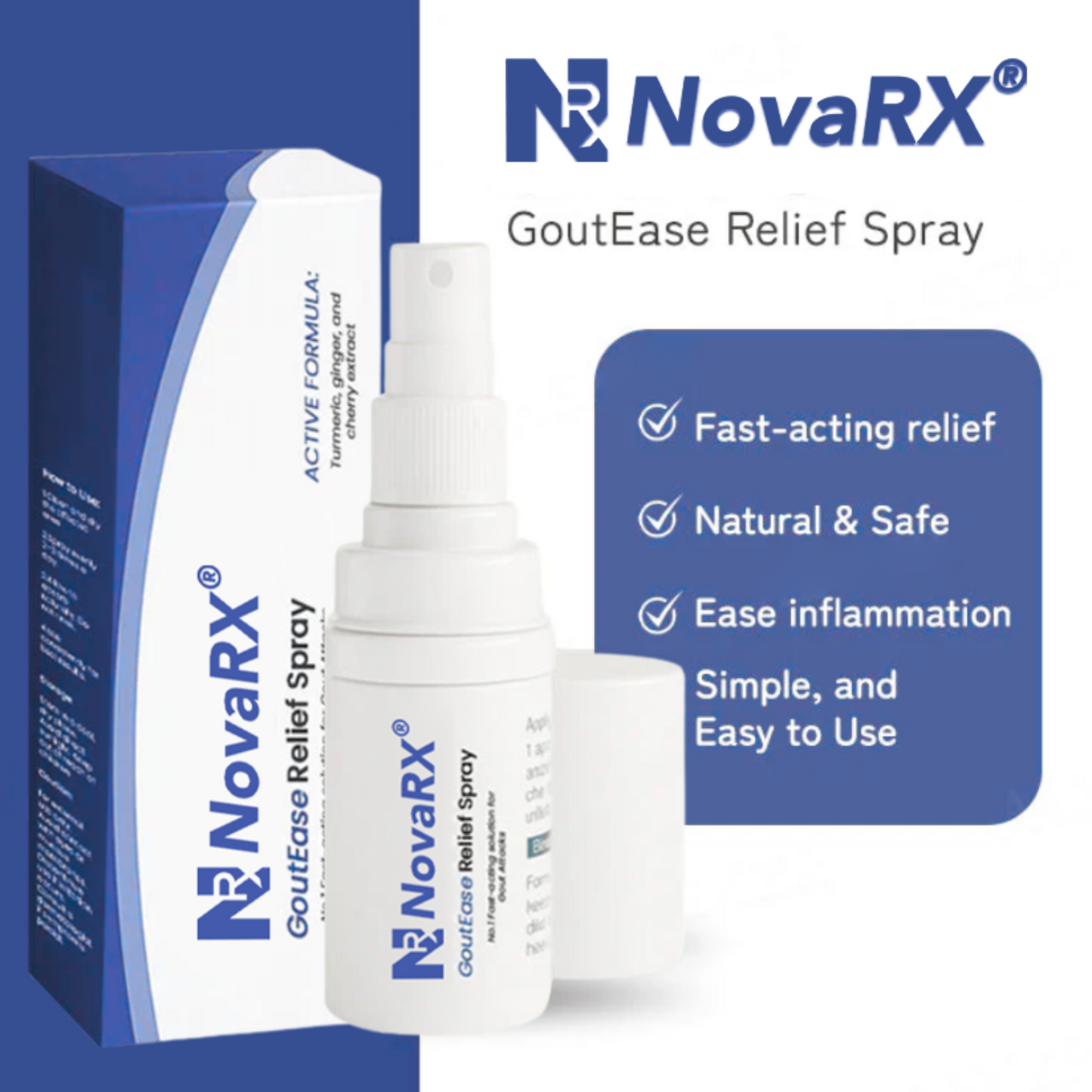 NovaRX® GoutEase Relief Spray