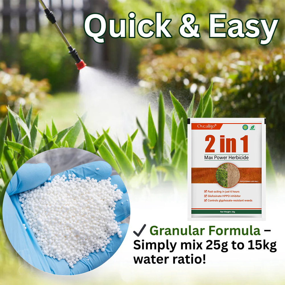 🌟 Official Store |🔥Hot Sale - 50% OFF🌿Oveallgo® 2 in 1 Max Power Herbicide