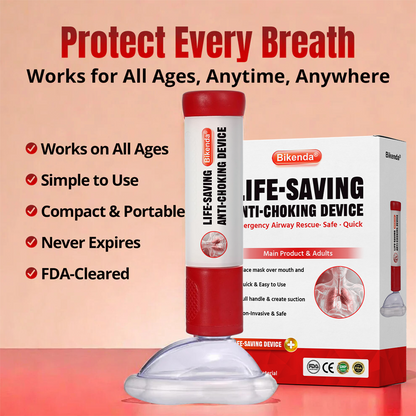 Bikenda® Life-Saving Anti-Choking Device Plus