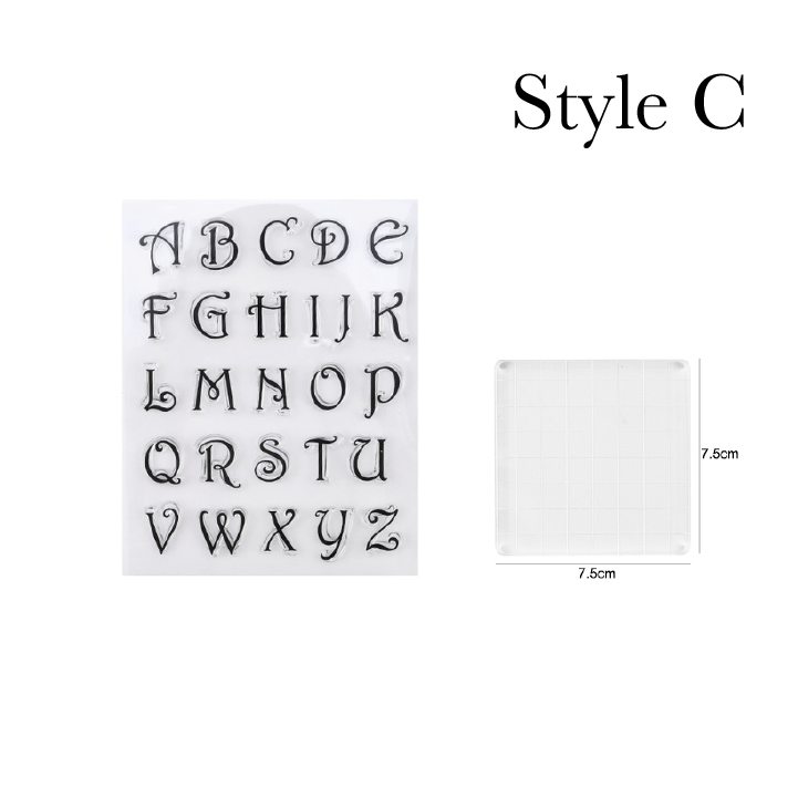 Oveallgo™ PROMAXCake Alphabet Fondant Stamp Set