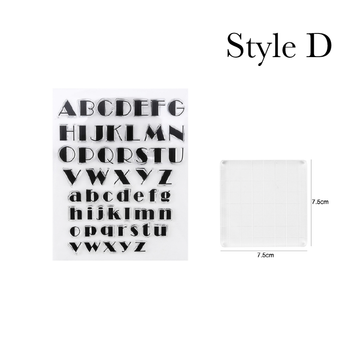 Oveallgo™ PROMAXCake Alphabet Fondant Stamp Set
