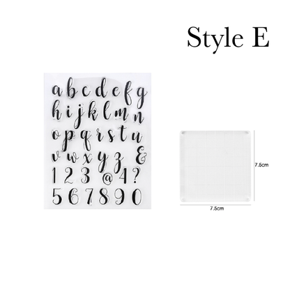 Oveallgo™ PROMAXCake Alphabet Fondant Stamp Set