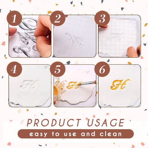 Oveallgo™ PROMAXCake Alphabet Fondant Stamp Set